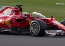 Vettel test Shield op Ferrari F1