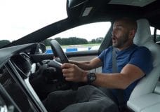 Chris Harris test voor het eerst een Model S P100D