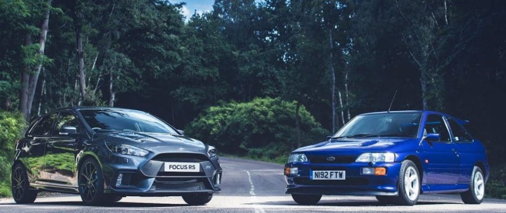 Ford Focus RS vs Ford Escort RS Cosworth