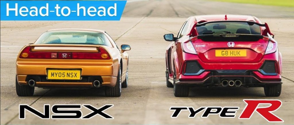 2017 Honda Civic Type R vs 2005 Honda NSX