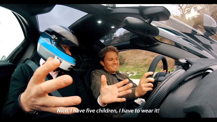 Nico Rosberg in Mika Hakkinen's McLaren P1
