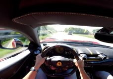 Ferrari 812 Superfast naar 319 kmh op de Autobahn