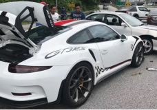 Proton crasht tegen Porsche 911 GT3 RS