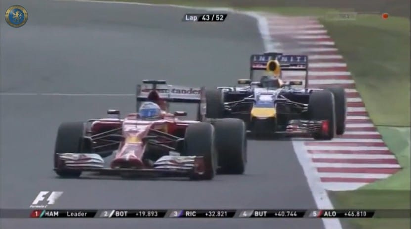 F1 Battle - Alonso vs Vettel Silverstone 2014