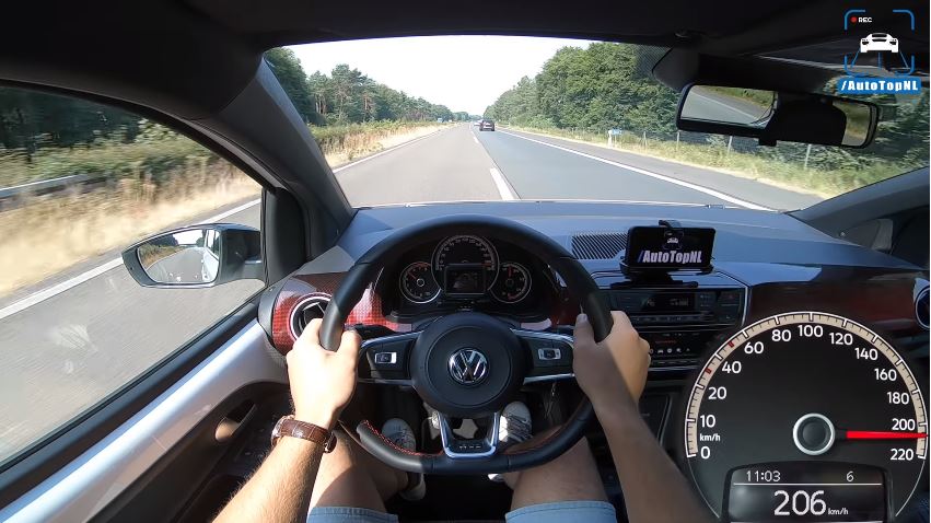 Volkswagen Up GTI Topsnelheid