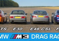 BMW M3 Dragrace
