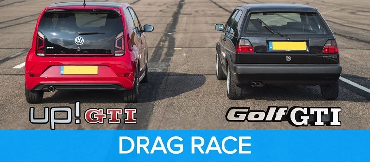 Is de Volkswagen Up GTI sneller dan een Golf GTI MK2