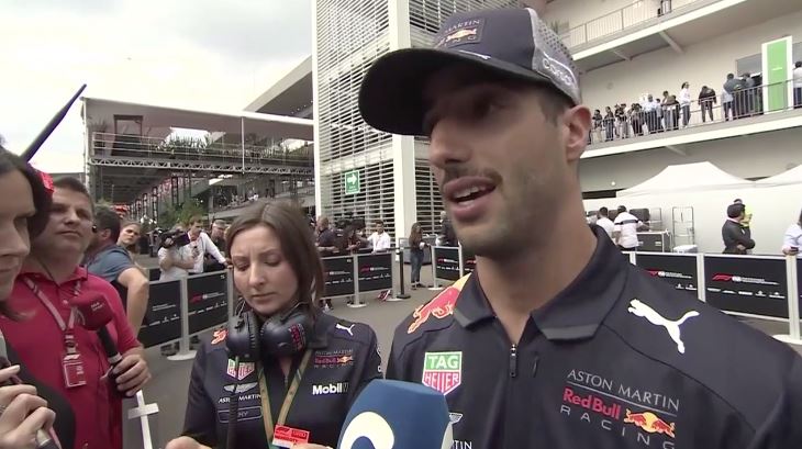 Daniel Ricciardo interview Mexican GP