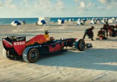 Max Verstappen rijdt de Red Bull F1 van Rocky Mountains naar Miami