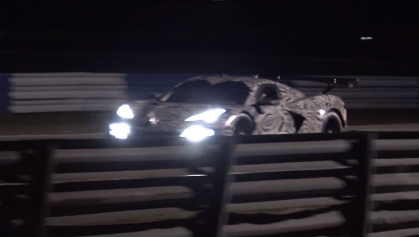 Corvette C8.R gespot tijdens test op Sebring
