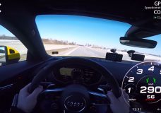 Audi TT RS tikt 290 kmh aan