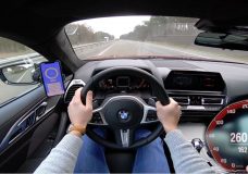 BMW M850i naar topsnelheid van 260 kmh