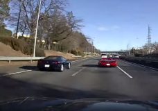 Ferrari 360 crasht tijdens straatrace met een Ferrari F50