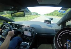 Volkswagen Golf R Mk7 haalt 280 kmh op de Autobahn