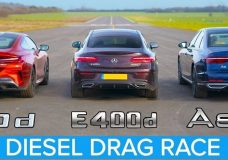 BMW 840d vs Mercedes E400d vs Audi A8 TDI