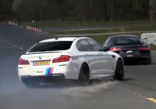 BMW F10 M5 vs ABT Audi R8 V10