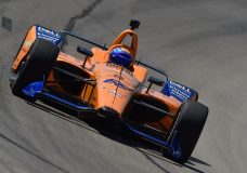 Fernando Alonso test nieuwe IndyCar op Texas Motor Speedway