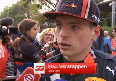 Verstappen praat met Sky Sports na GP China
