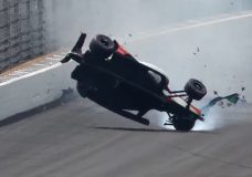 Patricio O'Ward crash Indianapolis