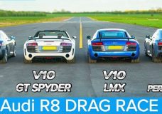 Audi R8 dragrace