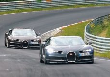 Bugatti test twee Chiron's op de Nürburgring
