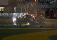 crash tussen Dragonspeed LMP2 en Toyota LMP1