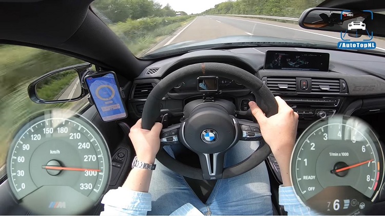 BMW M4 GTS Topsnelheid Autobahn