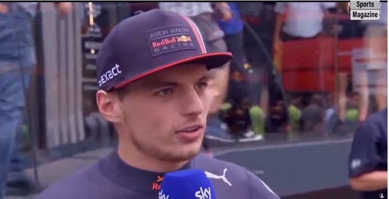 Interview Max Verstappen na zege GP Duitsland
