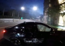 BMW M3 crasht in Stockholm