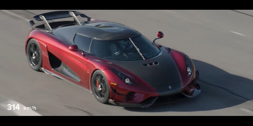 Koenigsegg Regera doet 0-400-0 in 31,49 sec