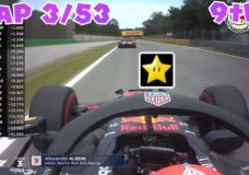 Mario Kart F1-editie van Italiaanse Grand Prix