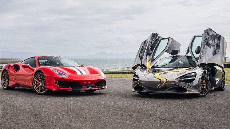 488 Pista vs 720S