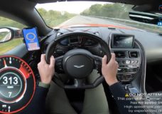 Aston Martin DBS Superleggera vlamt naar 325 kmh