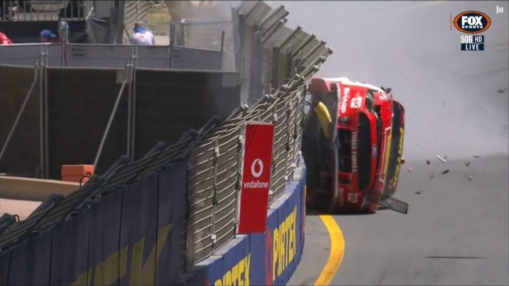 Crash Scott McLaughlin Gold Coast 600