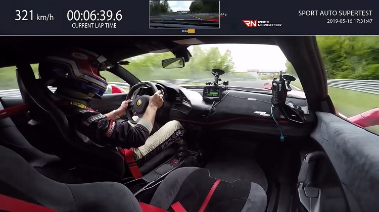 Ferrari 488 Pista Nordschleife Lap