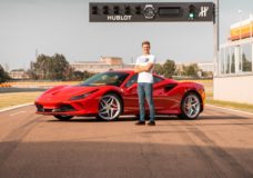 Mick Schumacher test Ferrari F8 Tributo