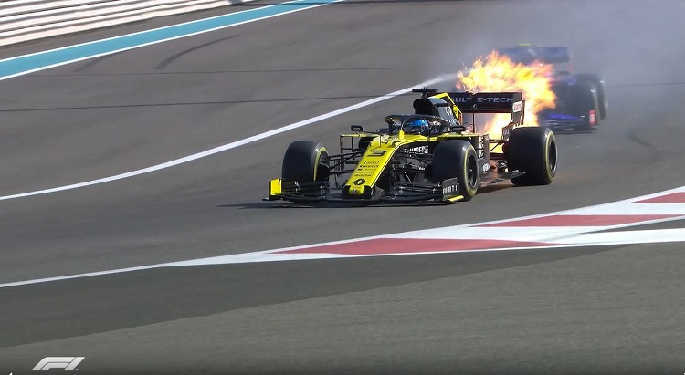 Daniel Ricciardo blaast Renault-motor op