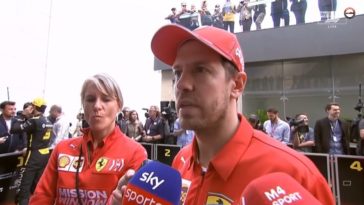 Interviews Leclerc en Vettel na crash in GP Brazilië