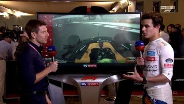 Lando Norris analyseert zijn race bij Sky Sports