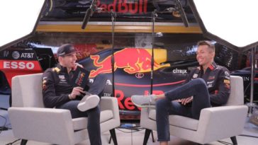 Max Verstappen en Alex Albon bespreken seizoen 2019