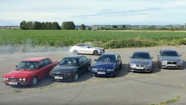 Alle-generaties-van-de-BMW-M5-in-één-mega-test