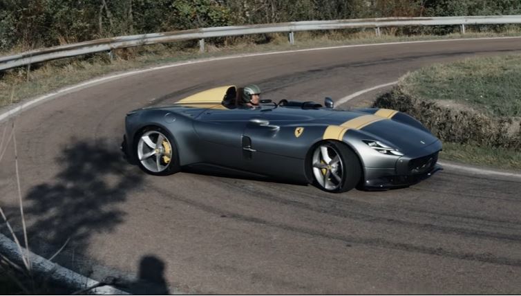 Nico Rosberg in de Ferrari Monza SP1