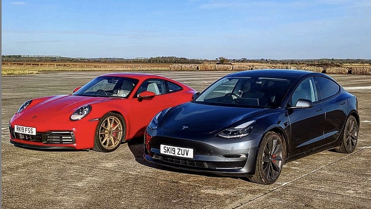 Tesla-Model3-Performance-vs-Porsche-991-Carrera-S