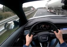 Zie de Audi RS Q8 naar 303 kmh blazen