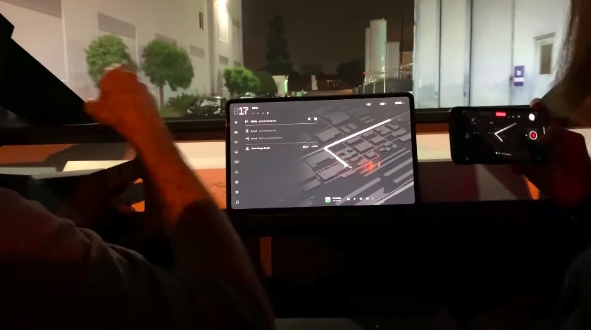 Zo ziet het interieur van de Tesla Cybertruck eruit