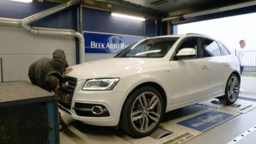 Audi SQ5 op de rollenbank