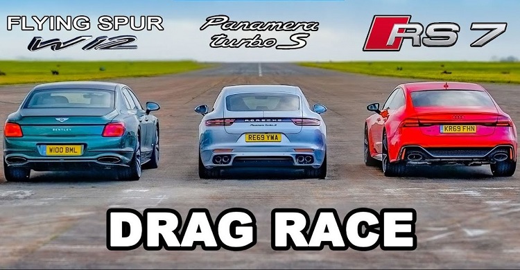 Bentley Flying Spur vs Audi RS7 vs Porsche Panamera Turbo S