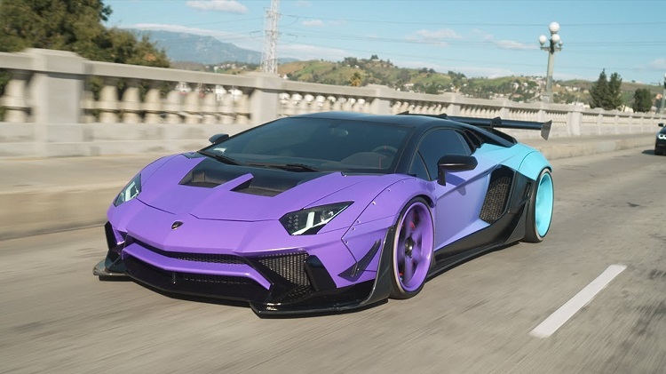 Chris Brown's Liberty Walk Aventador SV