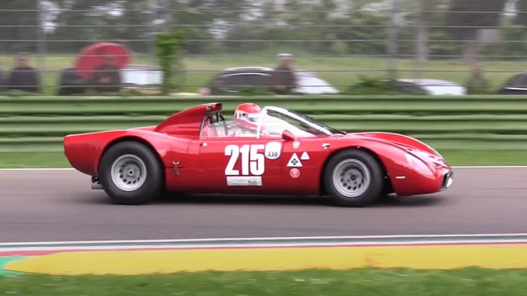 Alfa Romeo Tipo 33 Periscopica op Imola