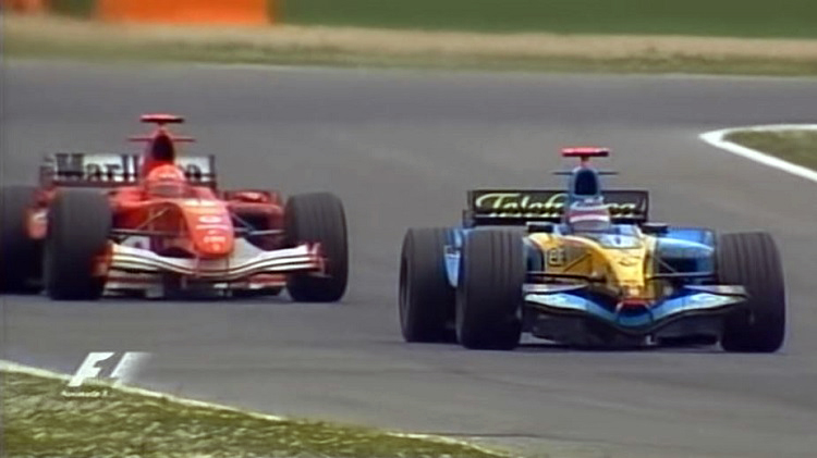 F1 Battle - Alonso vs Schumacher Imola 2005